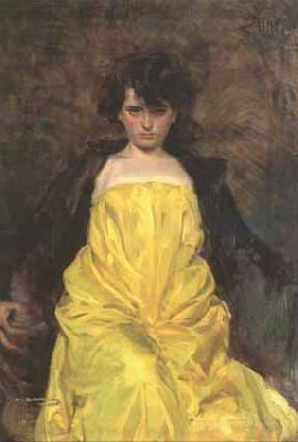 Ramon Casas i Carbo portrait of Julia Peraire oil painting picture